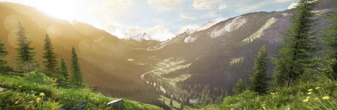 The O3DE Welcome Guide splash image.